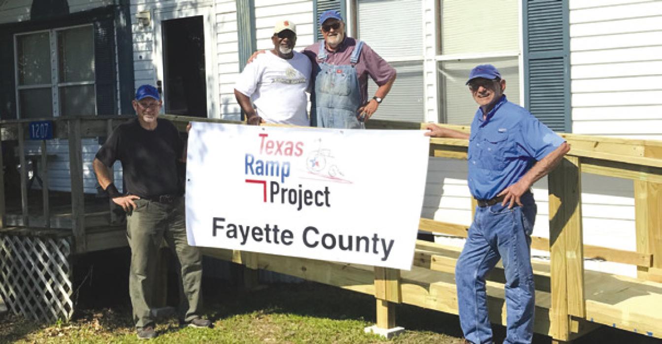 Ramp Project Builds in Schulenburg