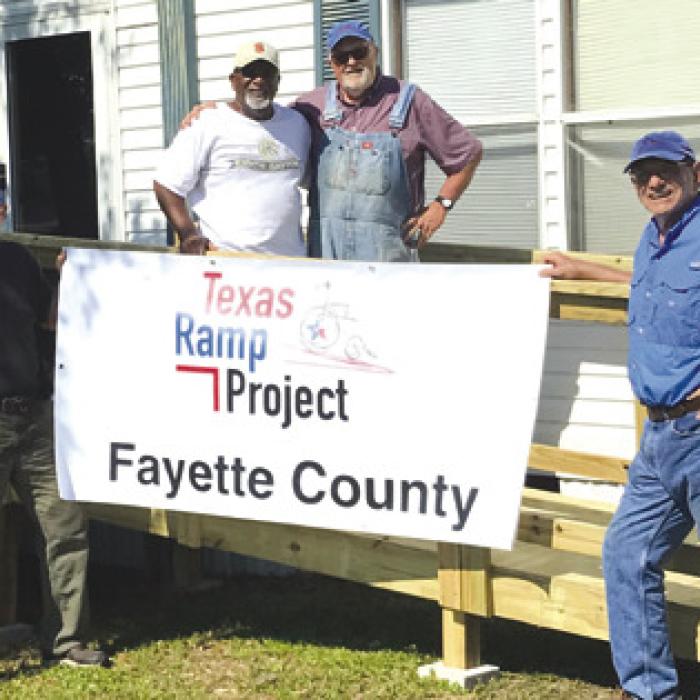 Ramp Project Builds in Schulenburg