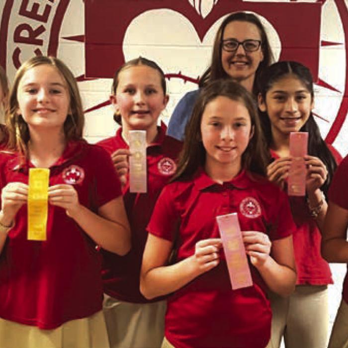 Impromptu Speaking – Coached by Mrs. Kosler – 5th Grade: Placed 1st Ellery Bradford, Placed 5th Helen Streiff, Placed 4th Krislee Kallus, Alt. Adalyn Emmel; 6th Grade: Placed 5th Lyla Westberry, Placed 3rd Charli Hadaway, Placed 4th Giah Garcia, Alt. Kirtley Kallus