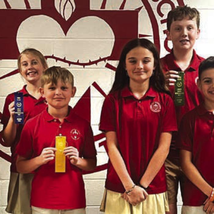 Maps, Graphs, and Charts – Coached by Mrs. Elliott – 4th Grade: Ava Wied, Ethan Scott; 5th Grade Placed 5th Cooper Hartley, Chezni Berdol, Eli Brown, Alt. Marley Vasek; 6th Grade: Placed 3rd Mary Catherine Streiff, Placed 1st Lyla Westberry, Placed 6th Henry Gross, Alt. Taylyn Newton.