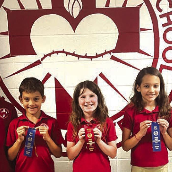 Bible Drill – Coached by Mrs. Divin – Second Grade: Placed 2nd Mattison Bronson, Placed 1st Justin Janda; Coaches by Mrs. Janda: Fourth Grade Placed 2nd Presley Byler, Fifth Grade: Placed 1st Sophie Janda; Sixth Grade: Placed 3rd Mary Catherine Streiff.