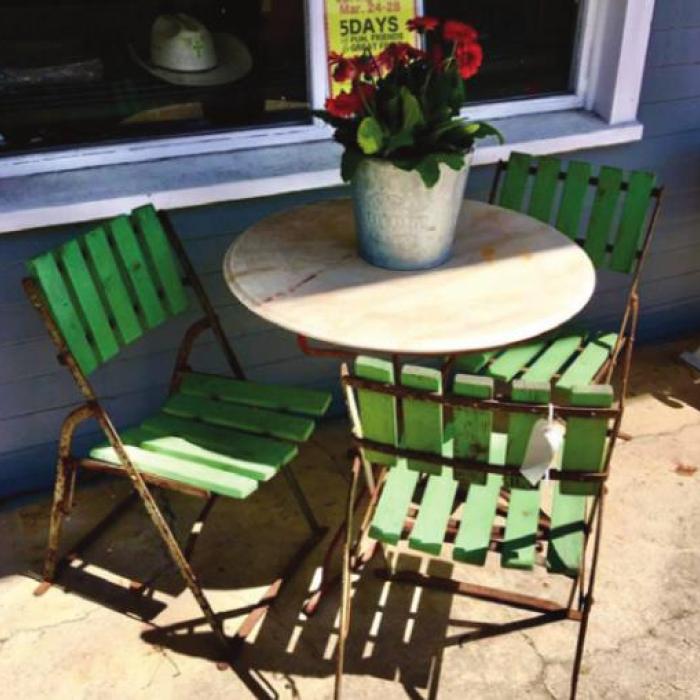 Table and chairs