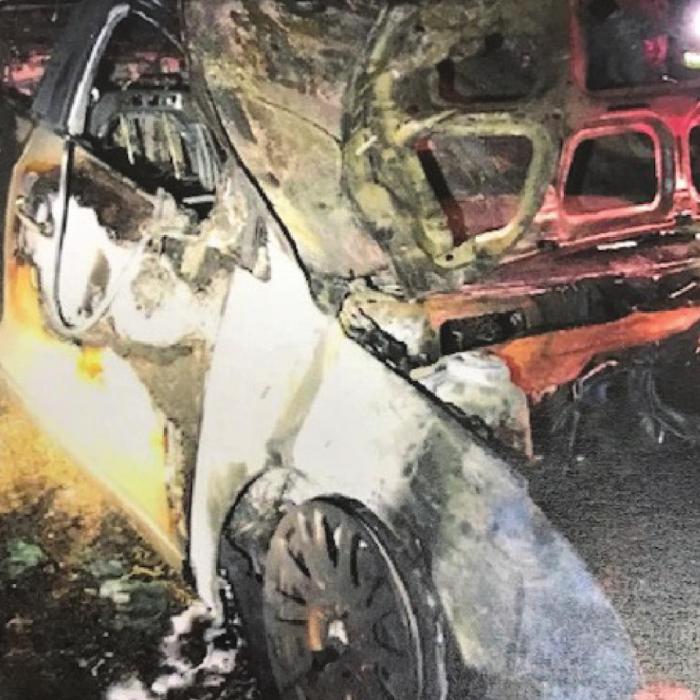 Car Fire in Ellinger