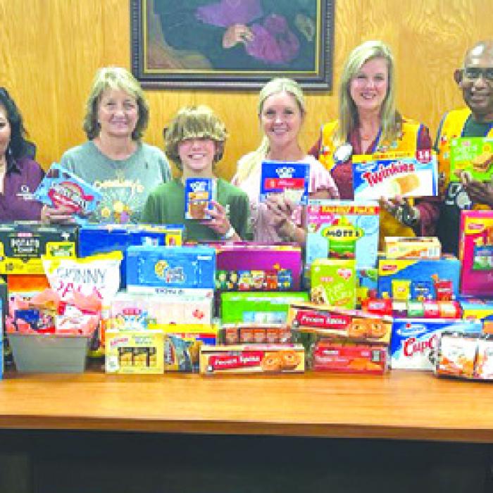 As a global initiative, Lions Club supports finding a cure for Childhood Cancer. This year La Grange Noon Lions club held a snack drive from Sept. 18 to 22 for Presley’s Power. Presley’s Power collects snack items for the parents of the children who are receiving care (for cancer) at Dell’s Children’s Hospital in Austin. The goal is to collect snack items to help stock Presley’s Pantry, which is in the parent’s locker area at Dell’s Children’s Hospital in Austin.