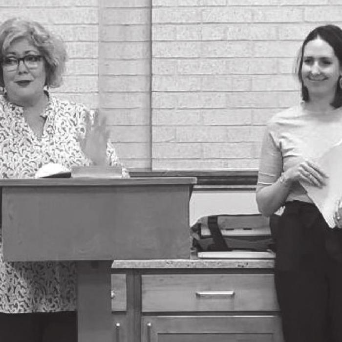 Pictured are Sherry Hebert and Rebecca Stewart.