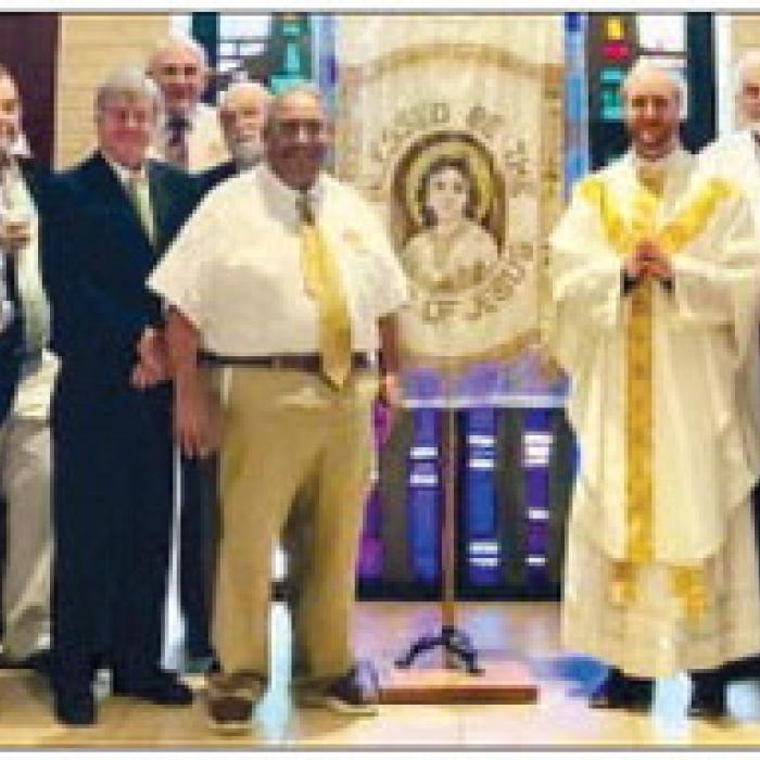 The Holy Name Society of Sacred Heart Catholic Church in La Grange recently celebrated its 75th anniversary. The Sacred Heart Holy Name Society’s primary focus and objective continues to be spiritual. The organization’s main focus is to promote reverence for the Sacred names of God and Jesus Christ. The organization meets on the second Sunday each month at 7:45 a.m. at the Msgr. Harry Mazurkiewicz Parish Center.
