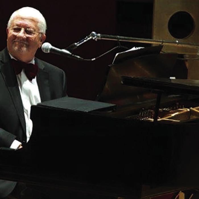 The late Dick Smith performing in the 2015 Library Benefit on the Concert Hall Stage.