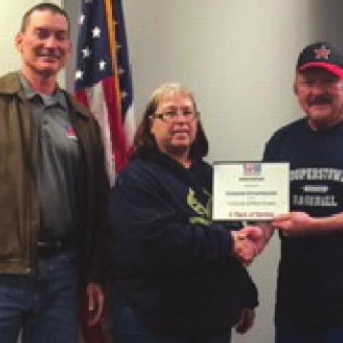 Connie Koopmann received a five-year certificate.