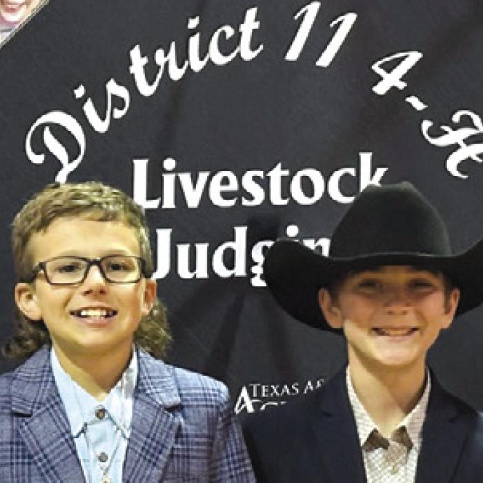 3rd Place Intermediate Team: Adalyn Carrales, Tate Fritsch, Crockett Guenther, and Julia Melton.