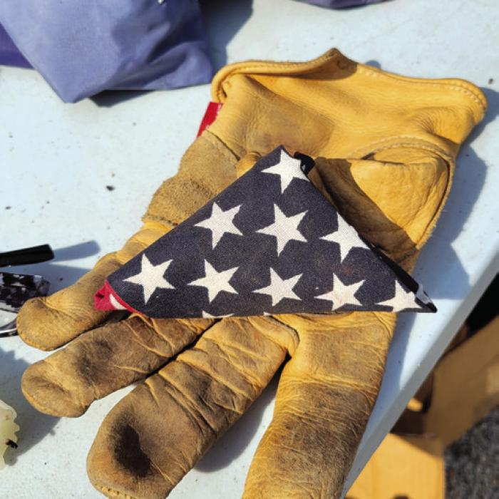 Veterans Hold Dignified Retirement for Old Flags