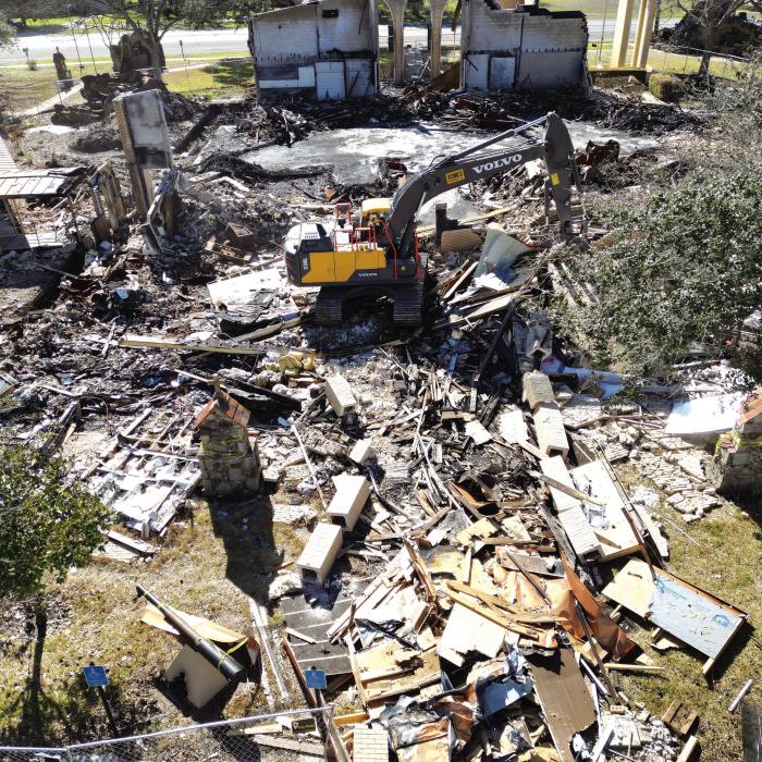 Clean-Up Finally Begins After Explosion