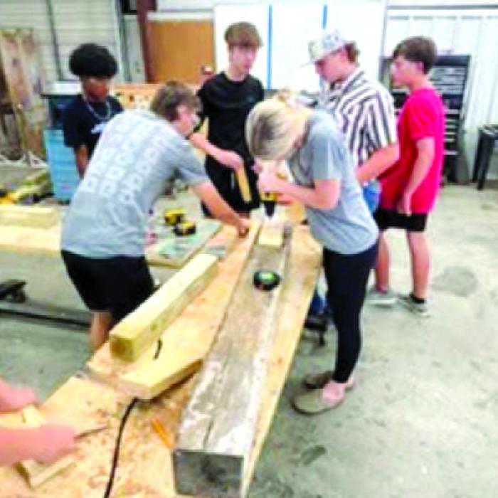 FISD Ag Mechanics students putting their skills to the test.