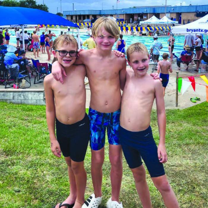 Steven Herzik, Finlay Prichard-Jones and Levi Morgan.