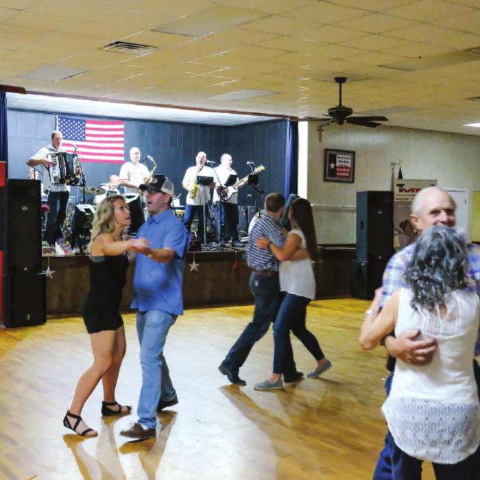 The Czechaholics provided music at the Stars, Stripes and Polka Dance in Schulenburg on Saturday, July 2.