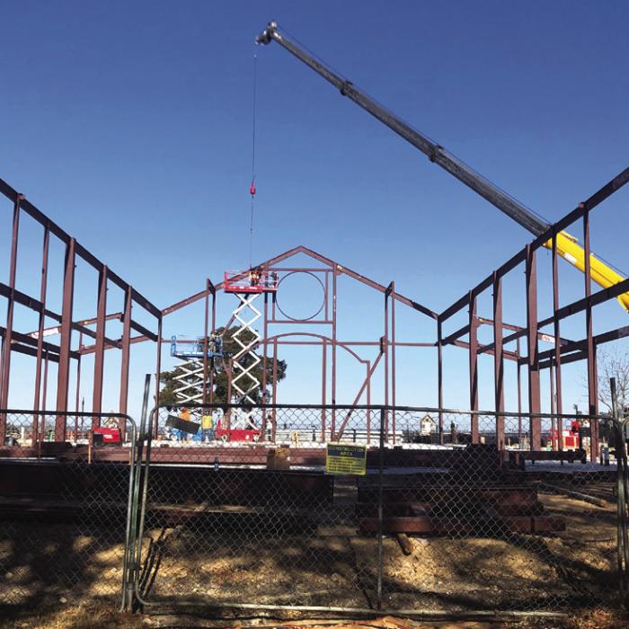 New Hostyn Church Begins to Take Shape