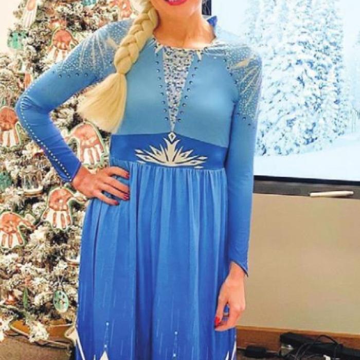 Elsa from Frozen for “Let it Snow Day”
