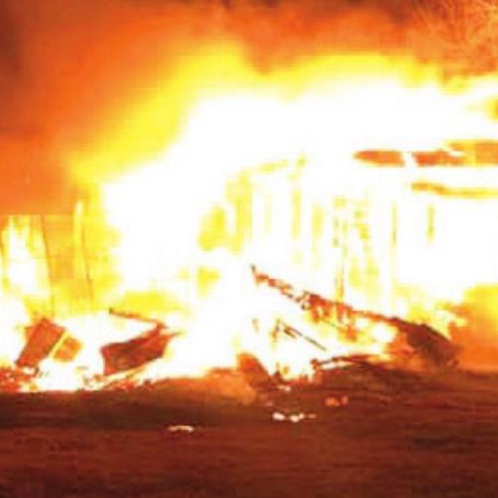 Fire Burns Home in Ammannsville