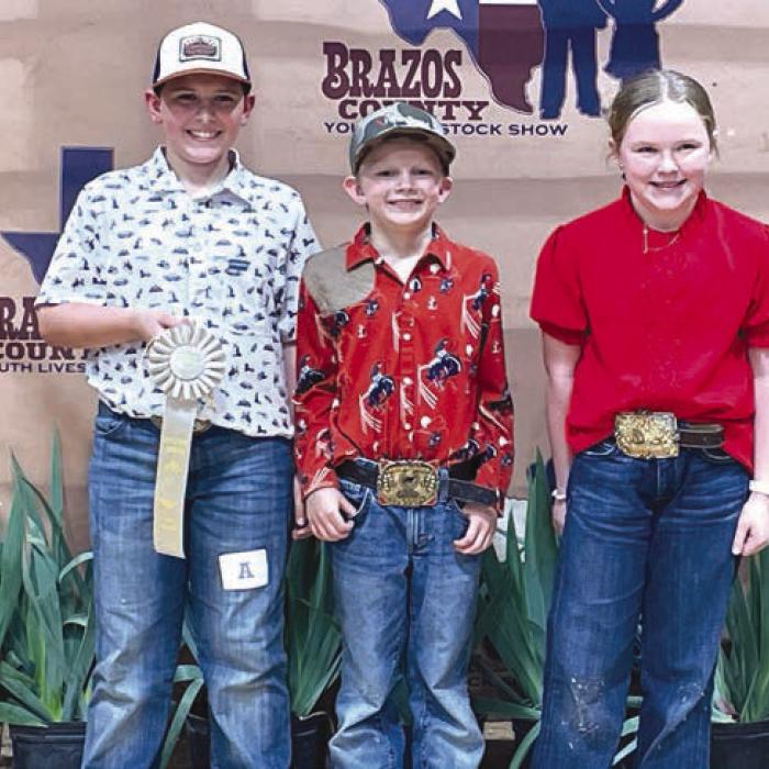 4th Place Junior Team: Hudson Holub, Joe Carrales, and Abigale McBride.
