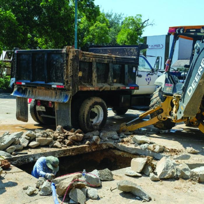 Water Main Bursts in LG