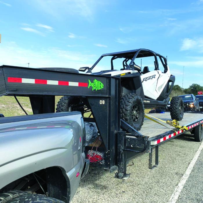 Traffic Stop Leads To Stolen Polaris RZR