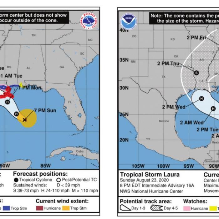 Two Storms Fill the Gulf