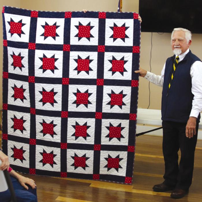 Quilts of Valor Presented to Marburger, Asbill