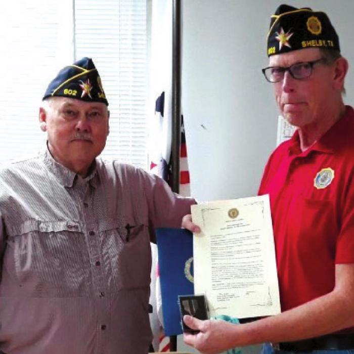 Lamer Receives Heroic Service Award