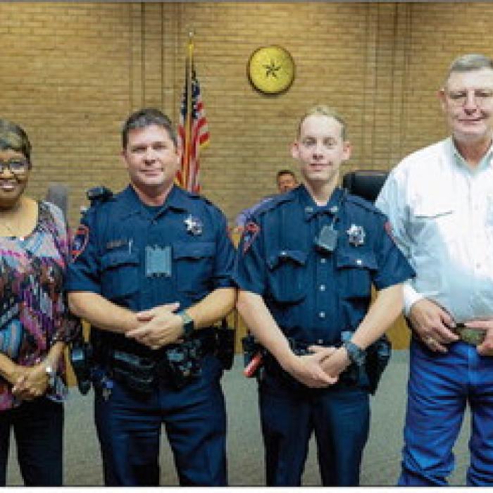 New Officers Introduced to City Council