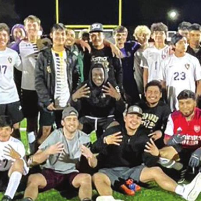 The La Grange varsity and JV boys soccer teams competed against an alumni squad with the young Leps winning 6-3.