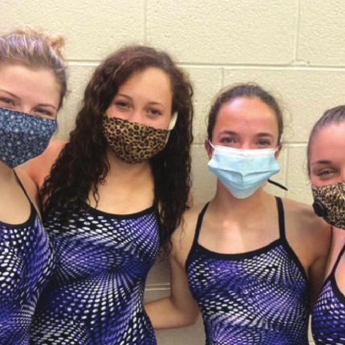 The La Grange Girls 200 Yard Medley Relay included Natalie Blackwell, Campbell Youens, Morgan King and Avery Koehl.