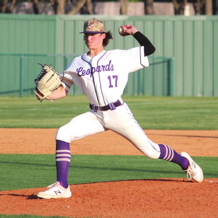 Brayden Horton pitched two scoreless innings of relief Friday in La Grange’s 17-0 win over Austin Eastside. Photo by Jeff Wick