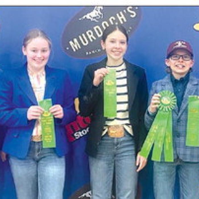 6th Place Junior Team: JoJo Carrales, Julia Melton, Alexis Berckenhoff, Tate Fritsch, and Crockett Guenther.