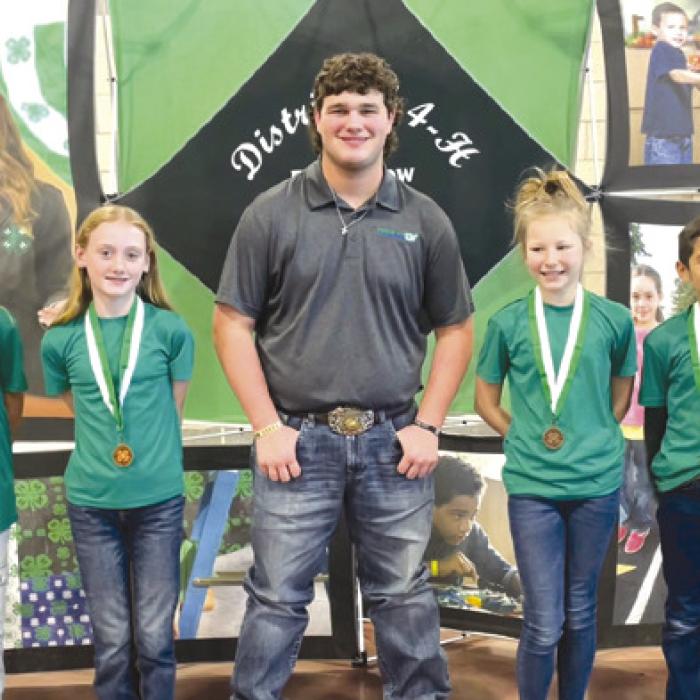 Kucumber Kids: Helen Streiff, McKenna Zarosky, District 11 4-H Council Officer, Langley Murphy, and Cash O’Neal.