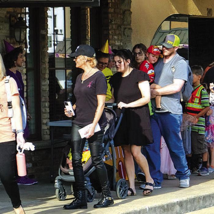 Parents and kids from La Grange and across the area came to the Courthouse Square on Monday for Main Street’s annual Trick-or-Treat on the Square for Halloween.