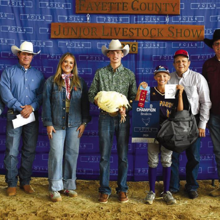 2026 Fayette County Junior Livestock Show Grand Champions