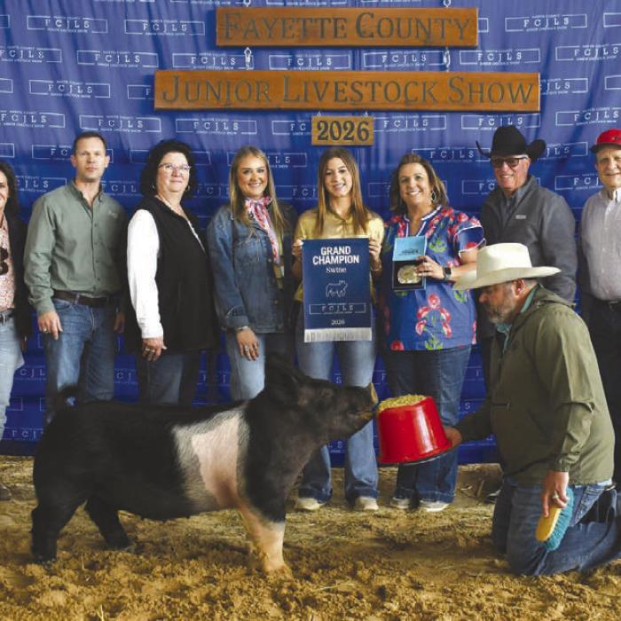 2026 Fayette County Junior Livestock Show Grand Champions