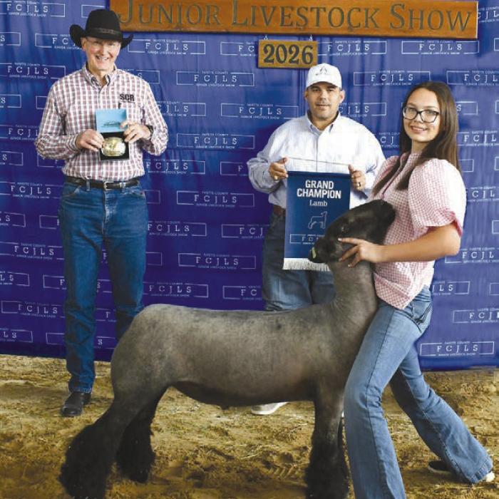 2026 Fayette County Junior Livestock Show Grand Champions