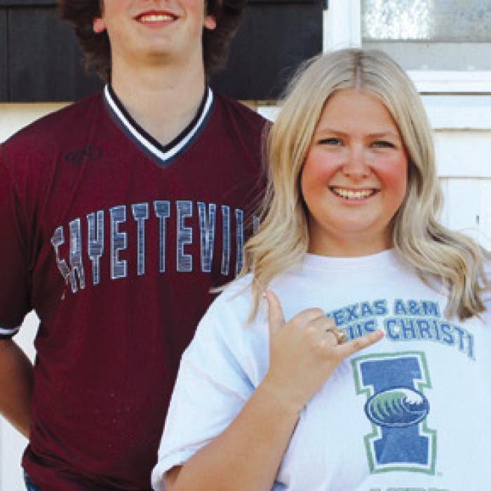 Chance Konvicka and Mattie Konvicka.