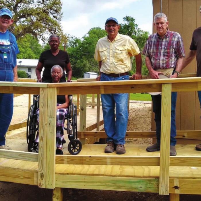 Ramp Project Complete on Cozy Corner