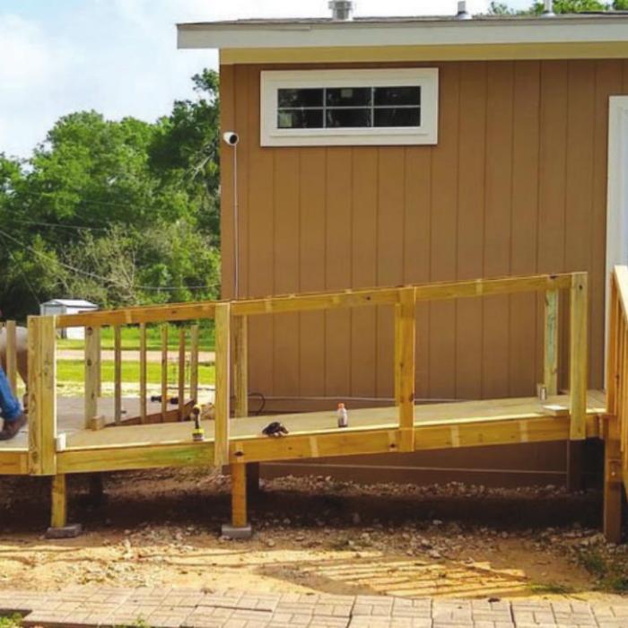 Ramp Project Complete on Cozy Corner