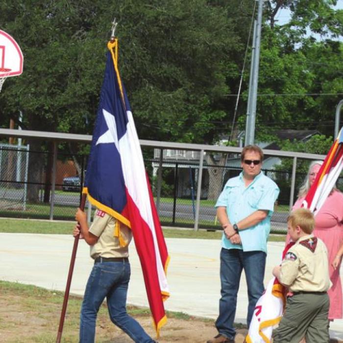 Tree Planted in Ellison’s Memory on La Grange ISD Playground