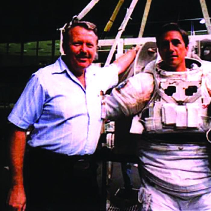 Gene and Astronaut Don Thomas