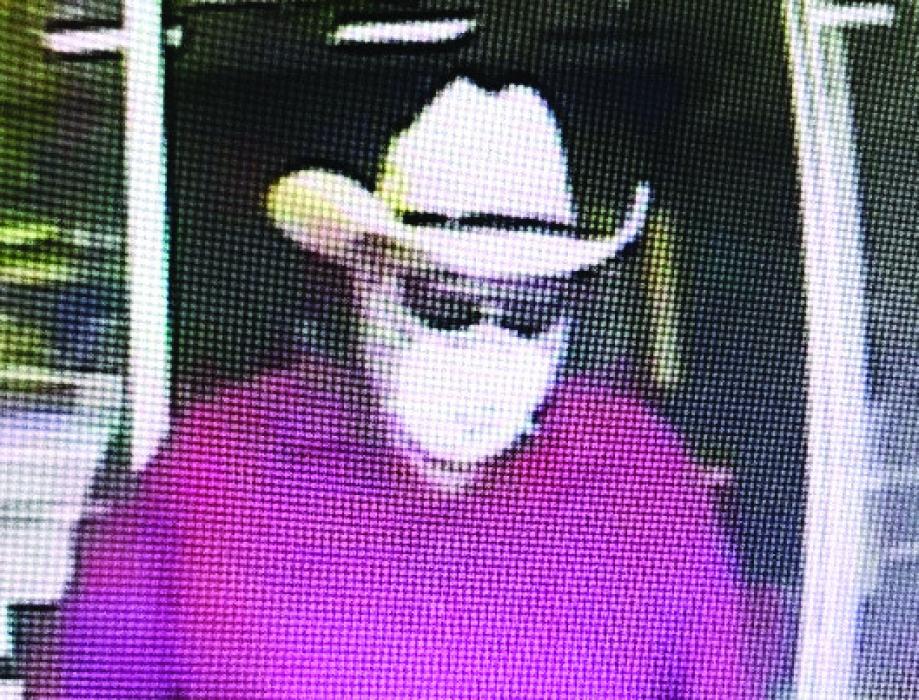 Surveillance video captured this image of the Burton bank robber on June 7, 2018.