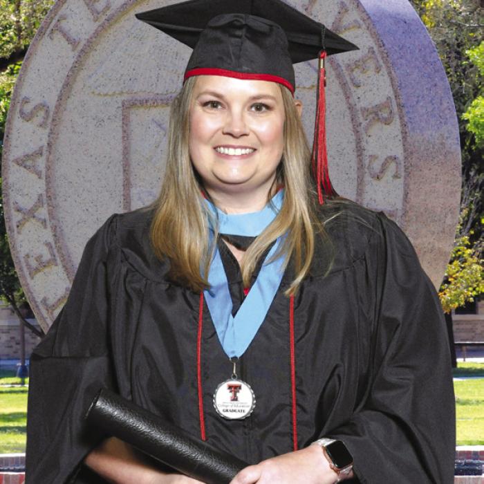 Tanya Tousek graduated on May 15 from Texas Tech University with her Masters in Educational Psychology. She is now a Licensed Specialist in School Psychology (LSSP) at Giddings ISD. She lives in La Grange with her husband and two children. She is the daughter of Armin and Regina Keilers and the granddaughter of the lates Alois and Sydonia Keilers and Richard L., Sr. and Nelda Barton.