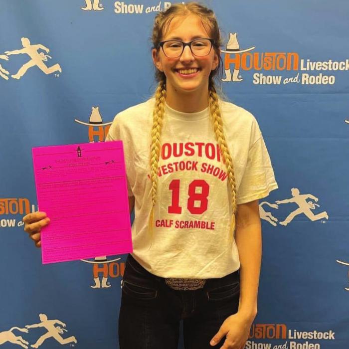 Local Houston Livestock Show Winners