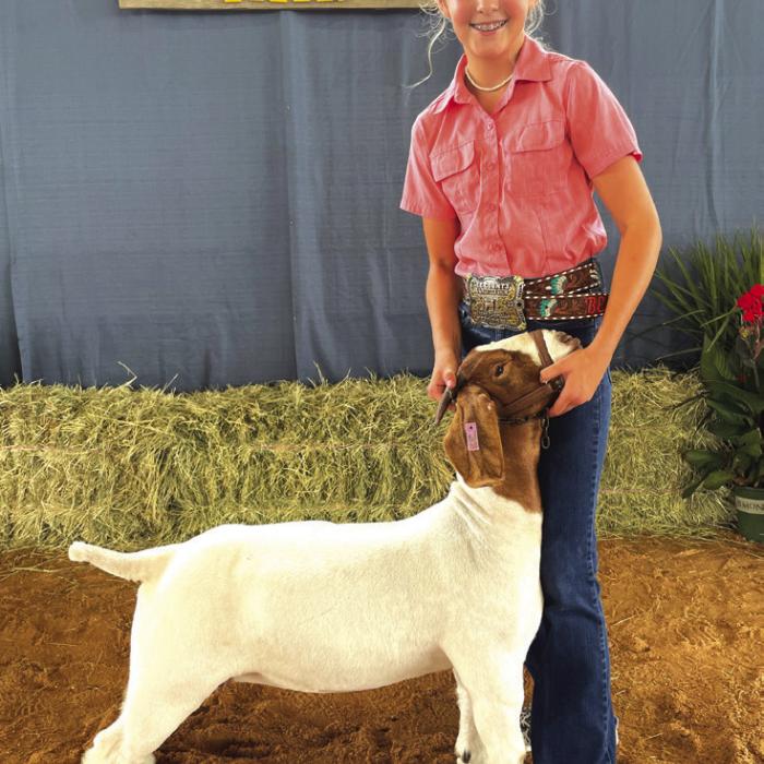GOAT SHOW • JUNIOR RESERVE SHOWMANSHIP Britten Ellison