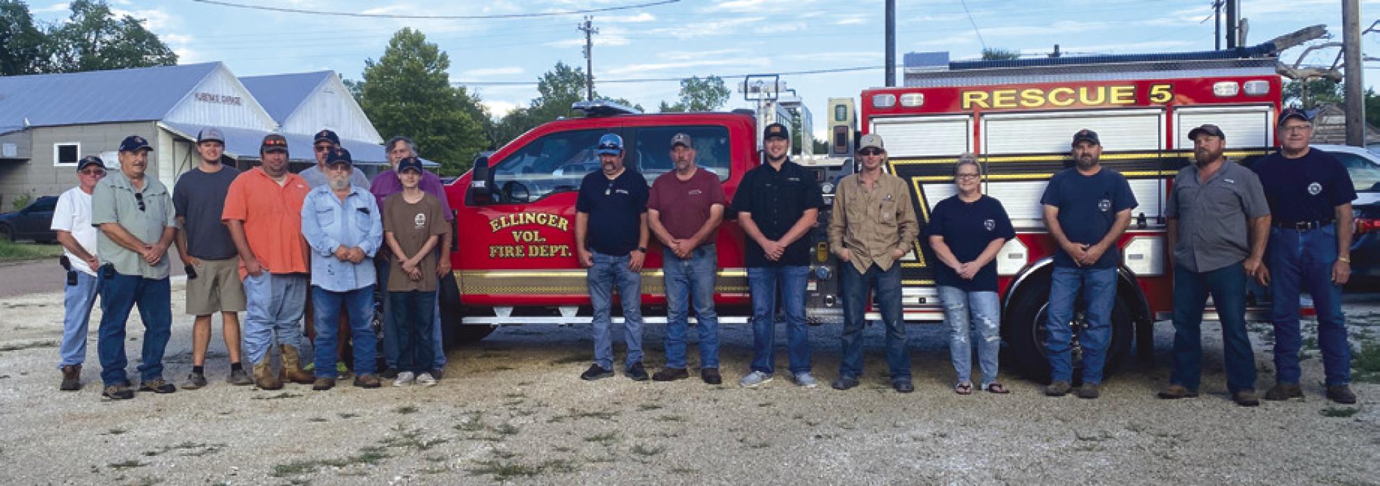 Ellinger Volunteer Fire Department Takes Delivery of New Rescue Truck