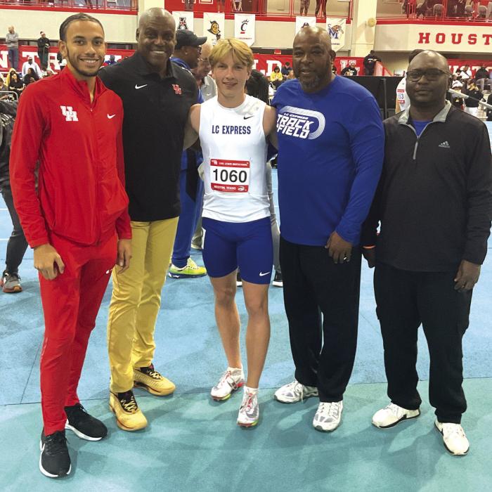 La Grange Speedsters Hang With Legendary Carl Lewis