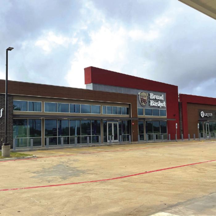 Construction of the new Bread Basket convenience store at the corner of U.S. 77 and the SH 71 Bypass in La Grange is nearing completion. Workers recently installed signage on the front of the store for “Taco Chef” along with a liquor store and vape shop inside an attached space on the west side of the building. No word yet on when it will open. The Record reached out to the Austin-based convenience store chain, but they have not responded. Photo by Andy Behlen