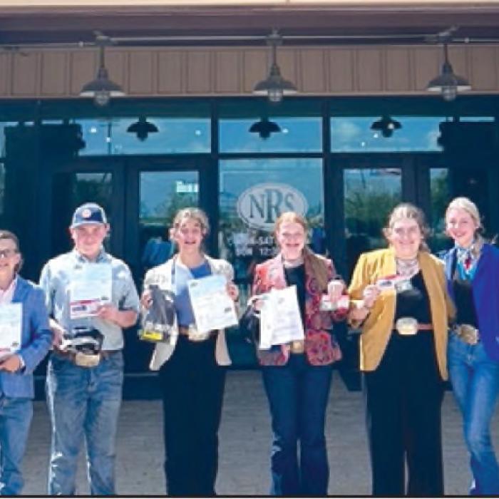 Pictured from left are: Rilan Karisch, Crockett Guenther Tate Fritsch, Abraham McBride, Adalyn Carrales, Kaisley Janecka, Rheagan Karisch, Hailey Janish, Tatum Fritsch, Logan Poncik, and Joe Carrales.